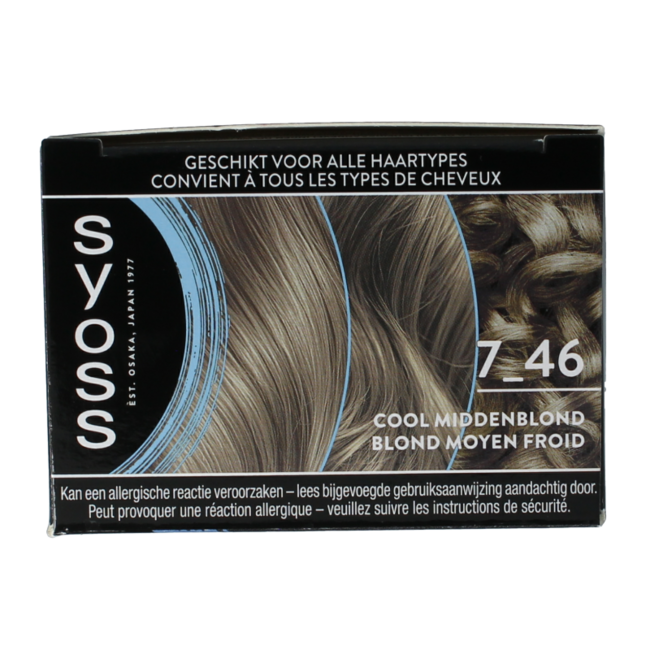 Syoss Permanent cool color 7-46 rubio medio 1 set