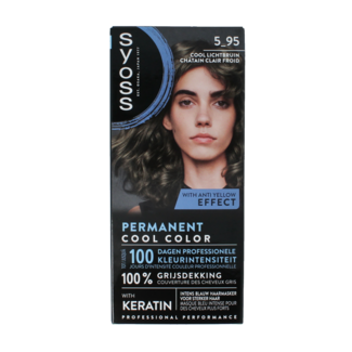 Syoss Syoss Permanent Cool Color 5-95 Lichtbraun 1 Set