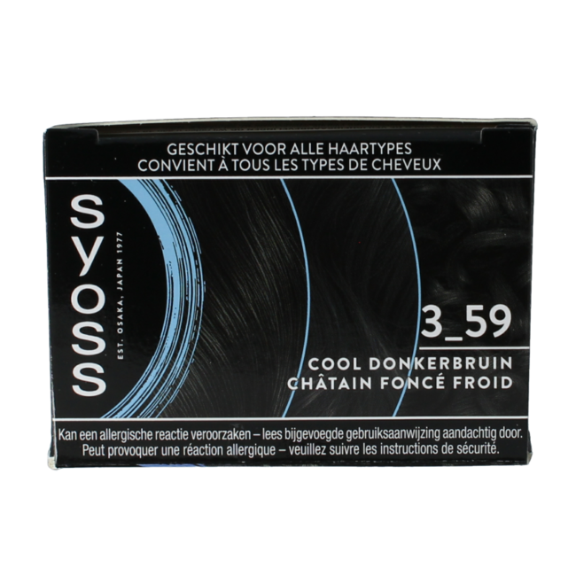 Syoss Permanent Cool Colour 3-59 Dark Brown 1 Piece