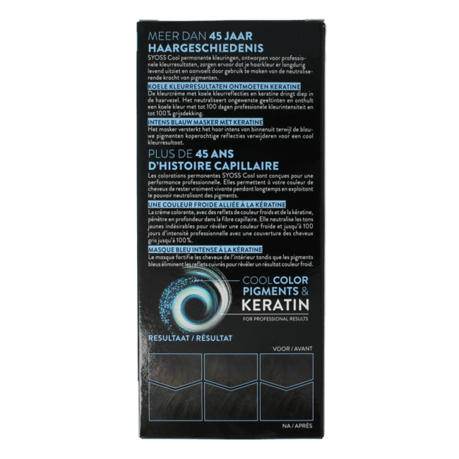 Syoss Permanent cool color 3-59 donkerbruin 1 Stuks