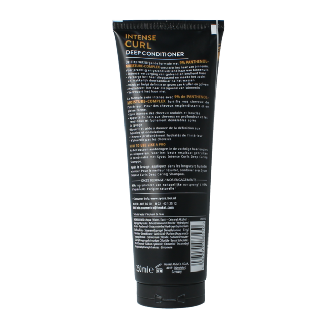 Syoss Conditioner intense curl 250 Millilitres
