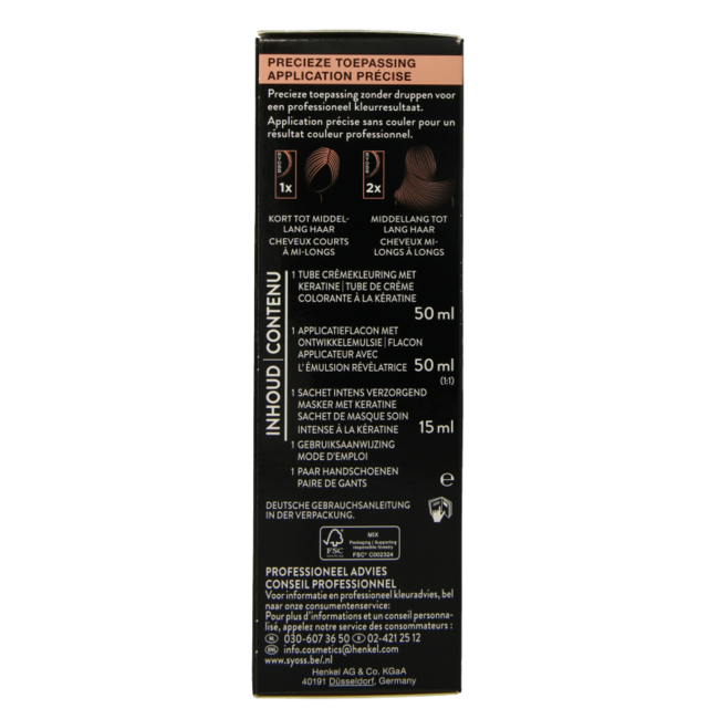 Syoss Colors baseline 3-3 violet foncé 1 lot