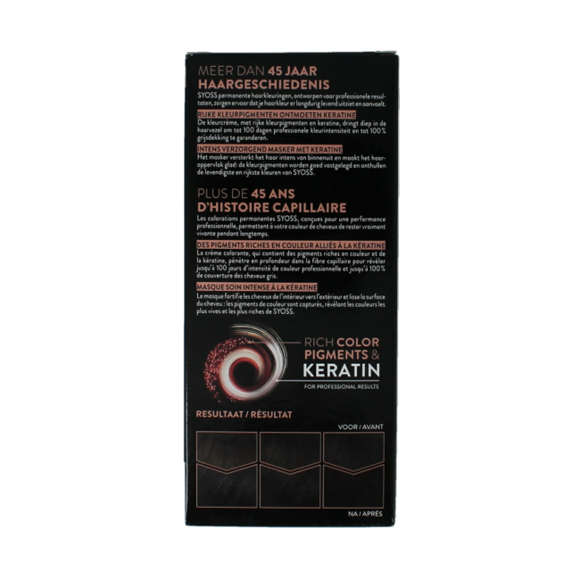 Syoss Color baseline 1-1 czarny 1 Zestaw