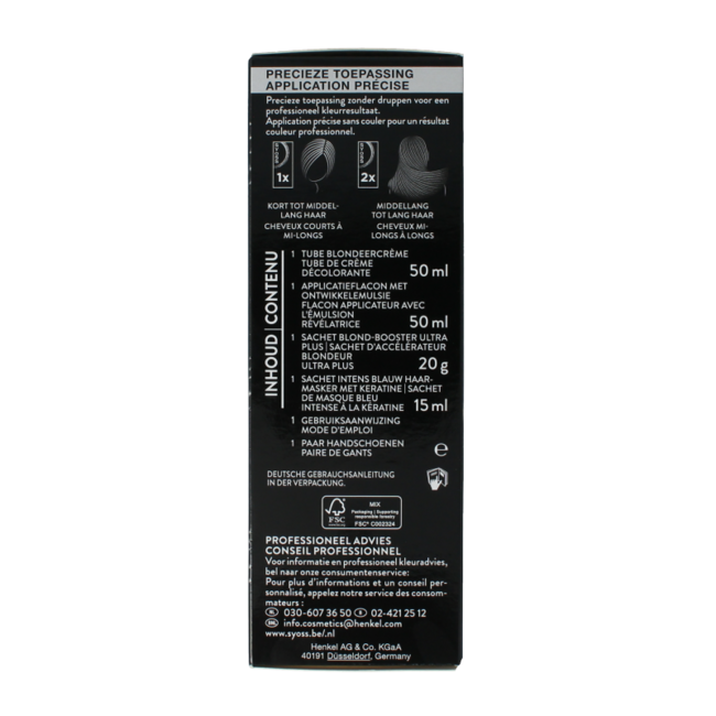 Syoss Color Baseline 13-0 Ultra Plus Lightener (1 Set)