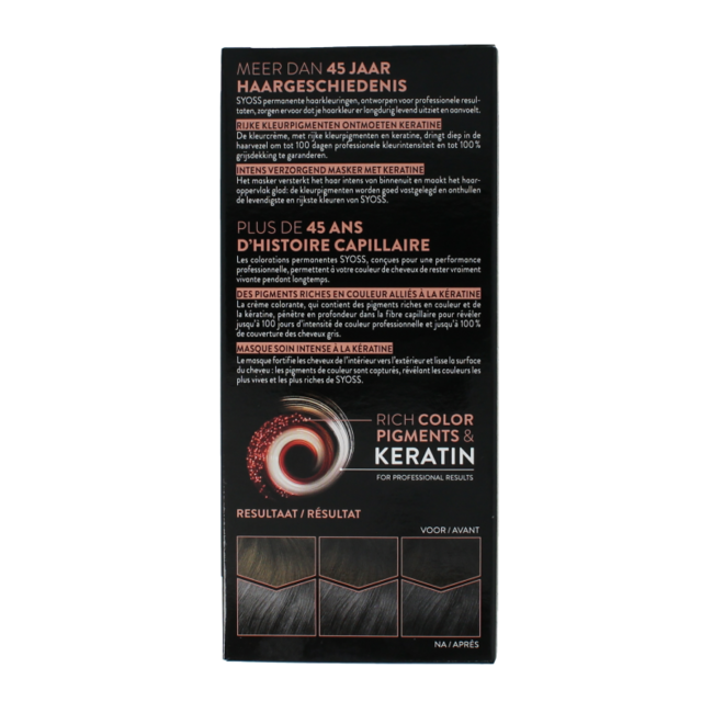 Color baseline 4-15 dusty chrome 1 Set