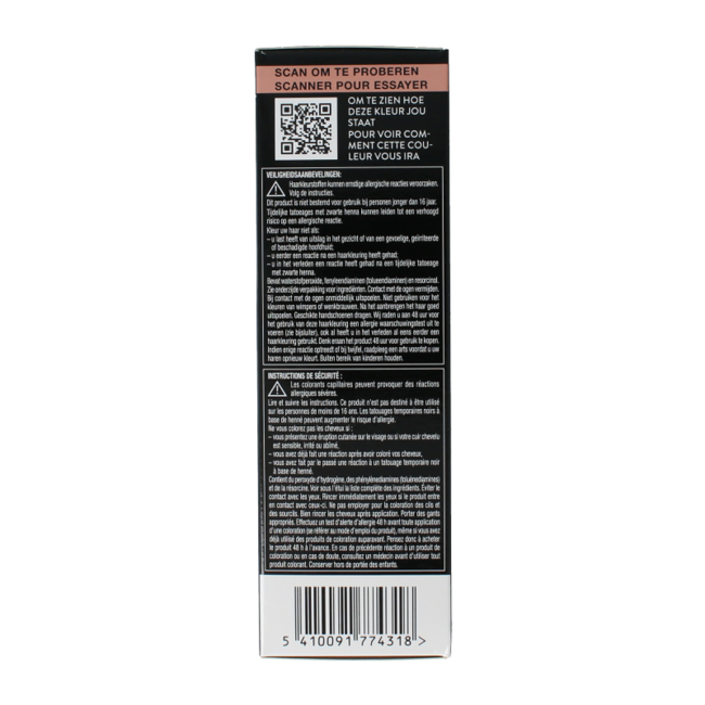 Color baseline 4-15 dusty chrome 1 Set