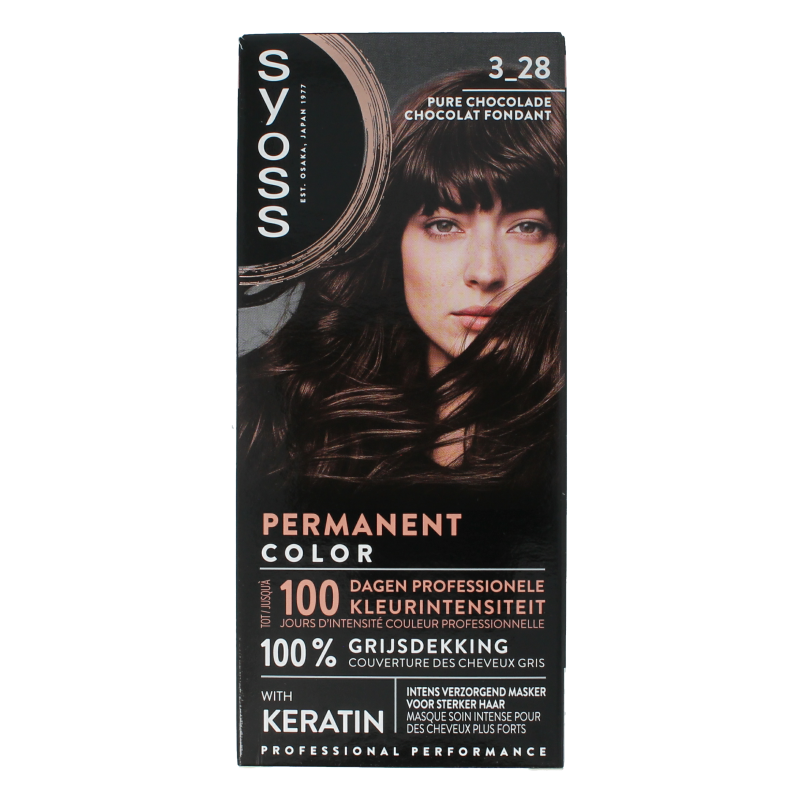 Syoss Color baseline 3-28 chocolate oscuro 1 set