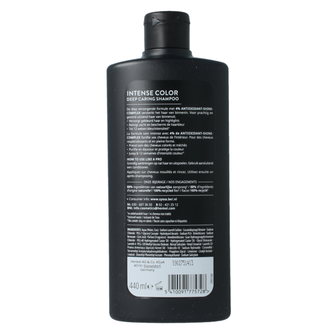 Shampoo intense colour 440 Millilitres