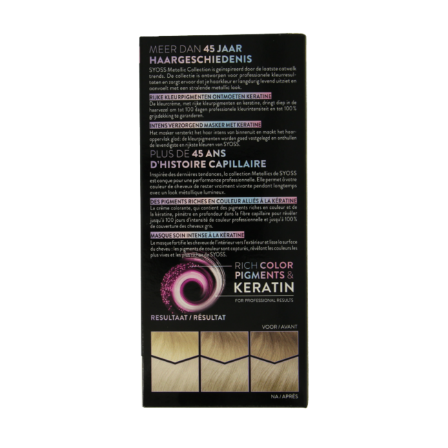 Syoss Metallics 9-53 Silver Blush 1 kit