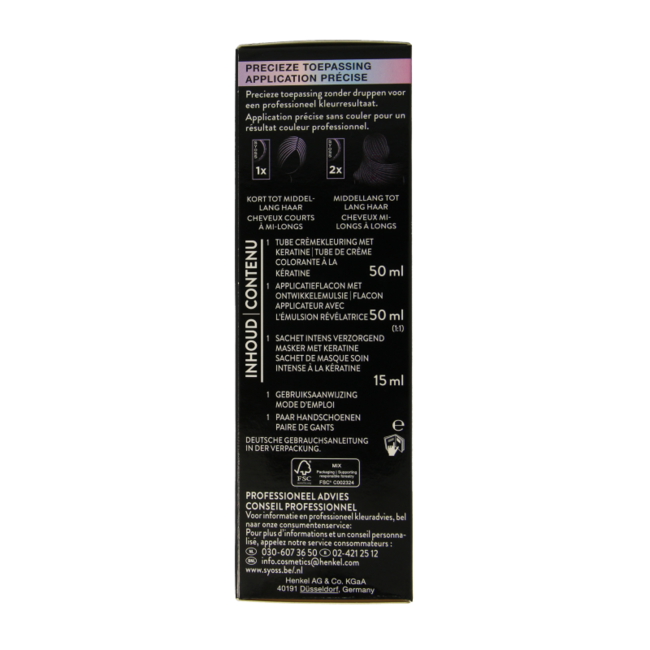 Syoss Metallics 3-89 café bronce 1 unidad