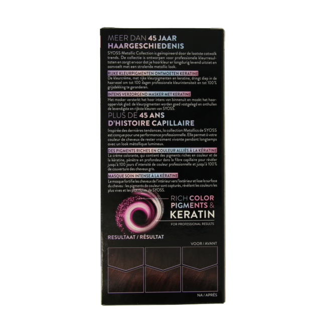 Syoss Metallics 3-89 brązowa kawa 1 Zestaw