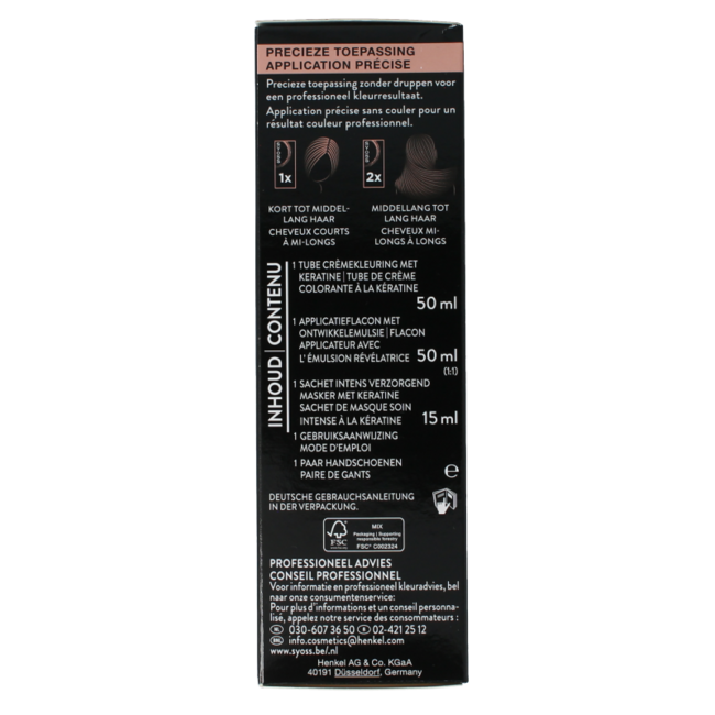 Color baseline 6-8 dark blond 1 Set