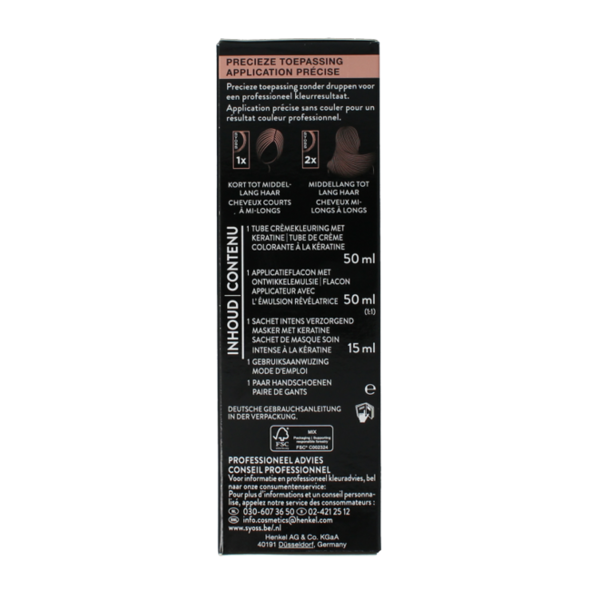 Color baseline 7-6 middle blond 1 Set