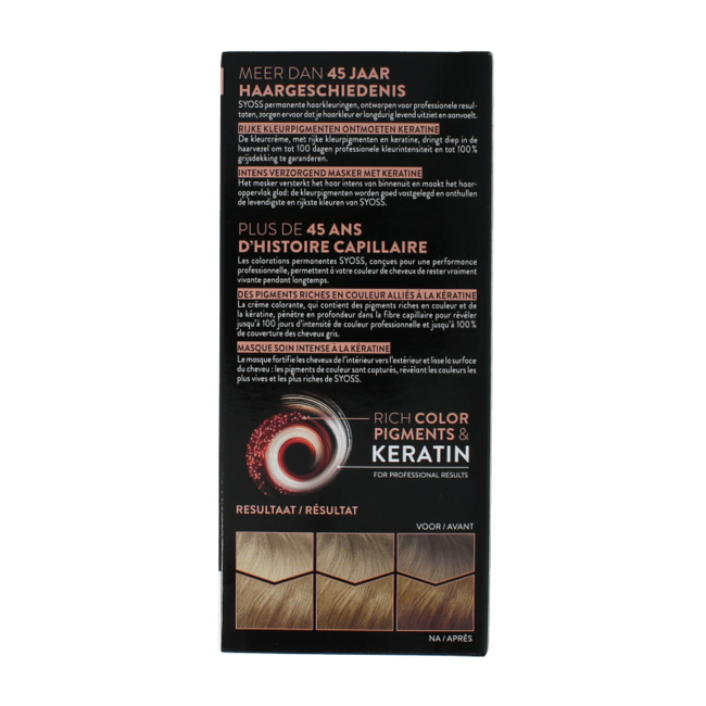 Color baseline 7-6 blond moyen 1 Set