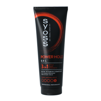 Syoss Syoss Men power hold gel extra sterk 250 Milliliter