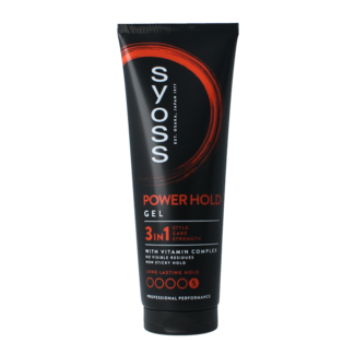 Syoss Syoss Men power hold gel extra strong 250 Millilitres