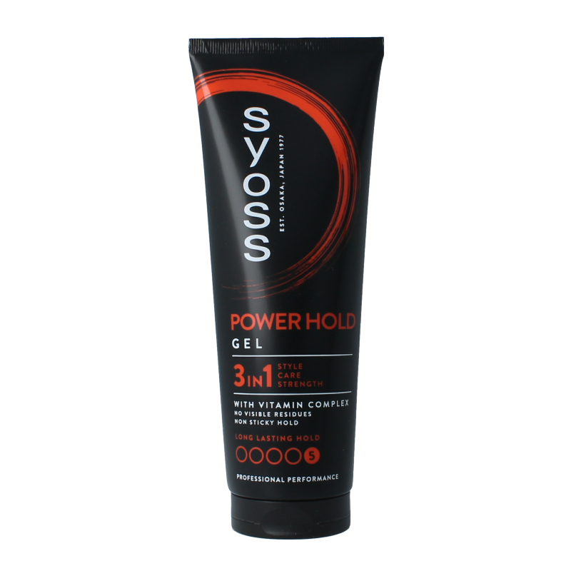 Syoss Men power hold gel extra fuerte 250 mililitros