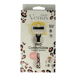 Gillette Gillette Comfortglide coconut modular leopard razor 1 Stuks