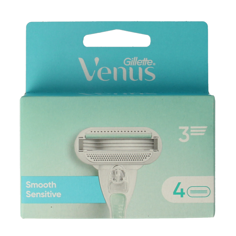 Gillette Cuchillas Gillette Venus Smooth Sensitive 4 unidades
