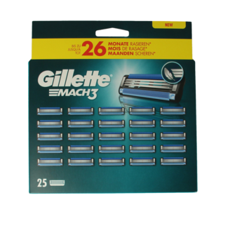 Gillette Ostrza Gillette Mach3, 25 sztuk