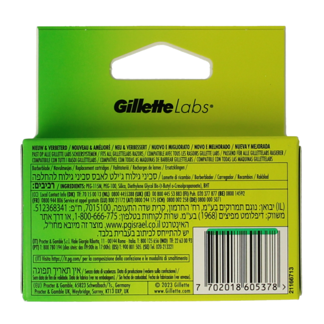 Labs blades 4 pieces
