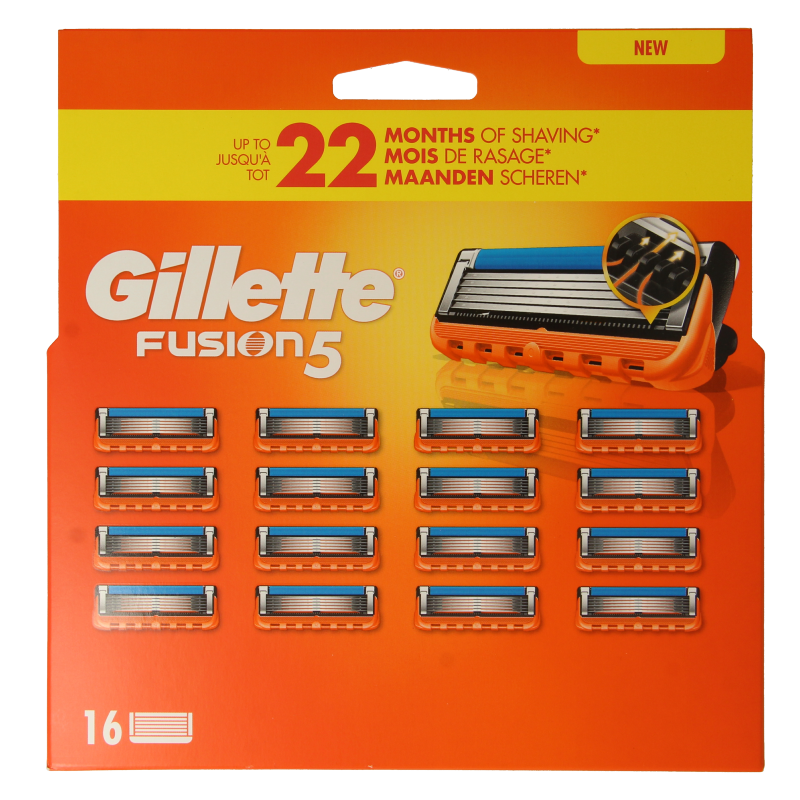 Gillette Cuchillas manuales Gillette Fusion 16 unidades