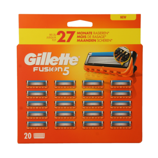 Gillette Lames manuelles Gillette Fusion, 20 pièces