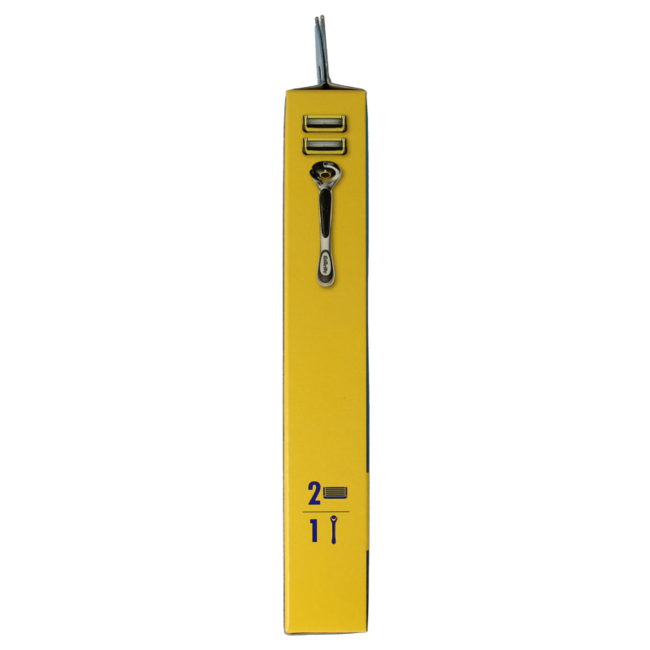 Maquinilla de afeitar Gillette Proshield amarilla 2 unidades