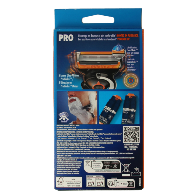 Rasoir Gillette ProGlide Power, 1 unité
