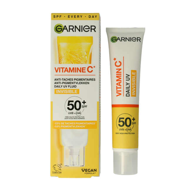 Garnier Vitamin C tägliches UV-Fluid gegen Pigmentflecken 40 Milliliter