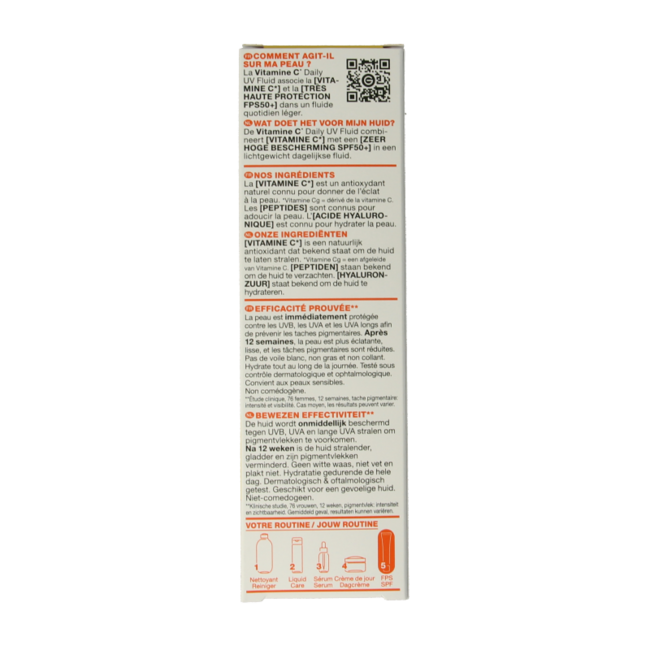 Garnier Vitamin C tägliches UV-Fluid gegen Pigmentflecken 40 Milliliter
