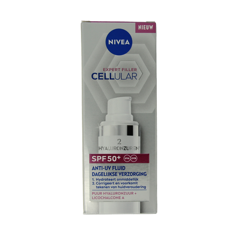 Nivea Hyaluron cellular expert filler fluido de día SPF50 30 mililitros