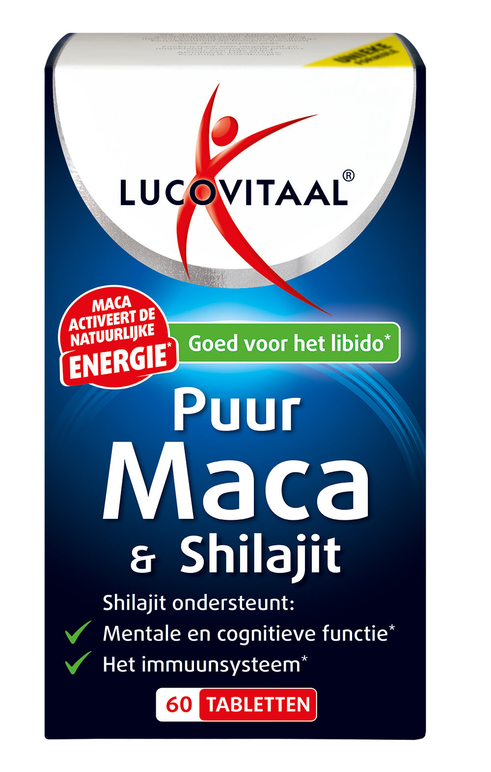 Lucovitaal Maca y shilajit puro 60 comprimidos