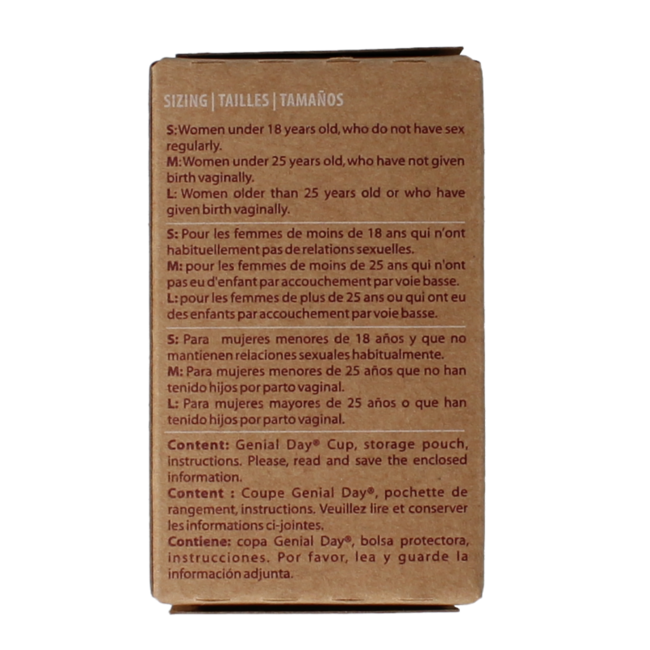 Coupe menstruelle S 1 Pièce