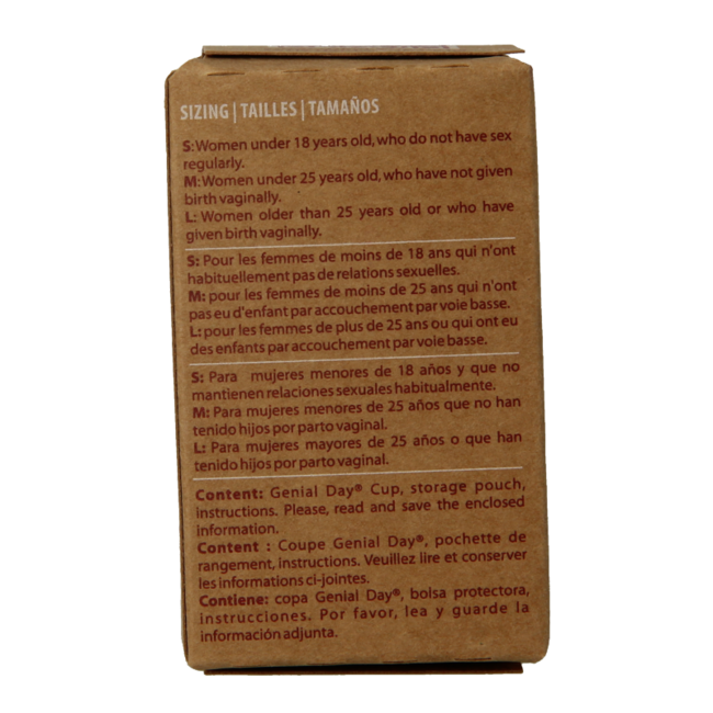 Coupe menstruelle Gentle Day Taille L 1 pièce