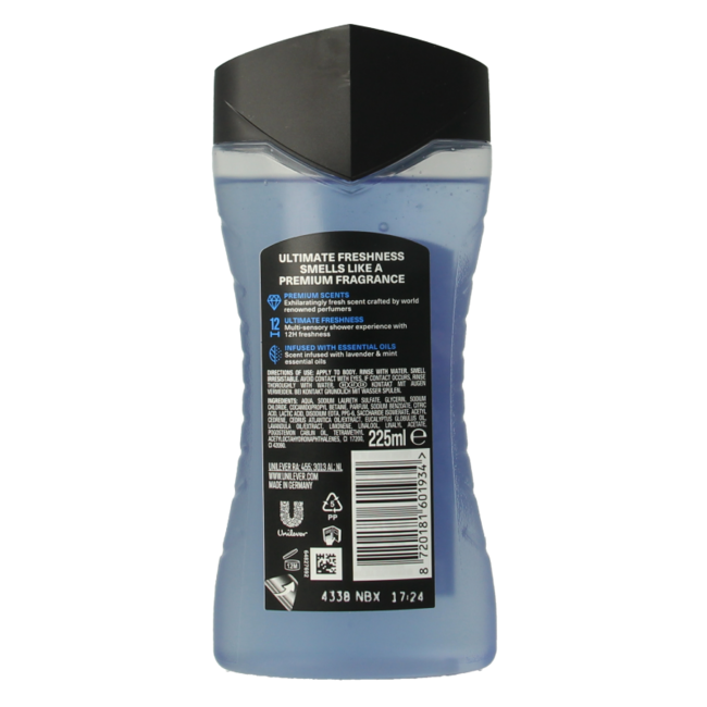 AXE Showergel blue lavender BS 225 Milliliter