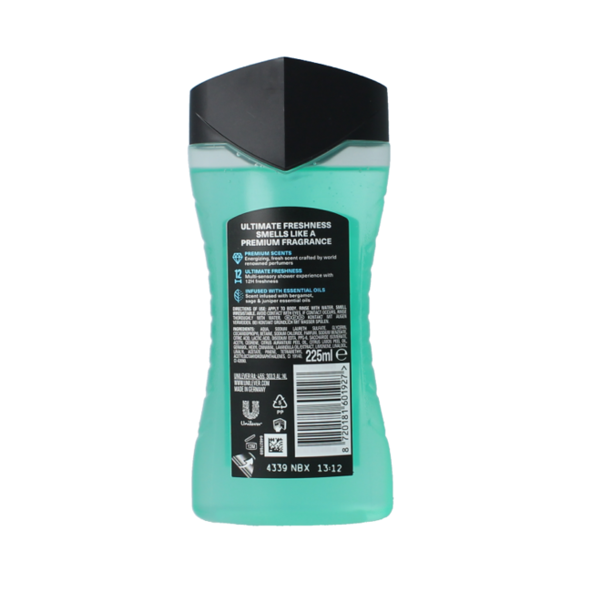 AXE Duschgel Aqua Bergamot 225 Milliliter