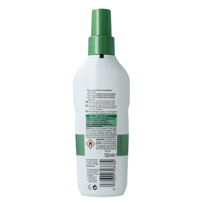 Guhl Strength & Volume spray treatment 150 Millilitres