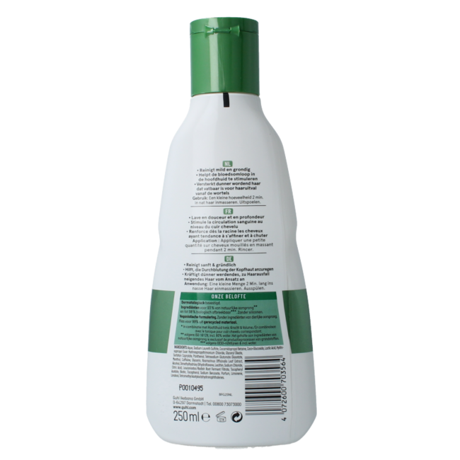 Guhl Champú Fuerza & volumen 250 mililitros