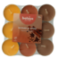 Bolsius Duftteelicht mehrfarbig Brick 18 Sugar & Spice 18 Stück