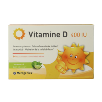 Metagenics Metagenics Vitamina D 400UI 84 comprimidos masticables