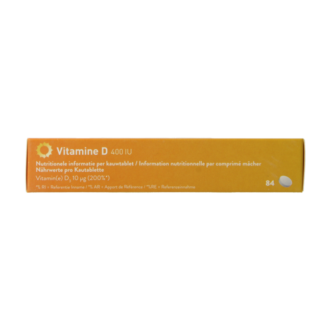 Metagenics Vitamina D 400UI 84 comprimidos masticables