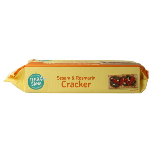 Crackers de sésamo y romero bio 250 gramos