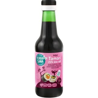 TerraSana Tamari Biologico -25% di sale 250 Millilitri