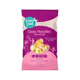 TerraSana Fideos de cristal bio 200 Gramos