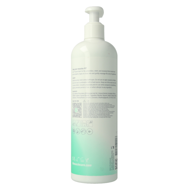 F.I.T Muscle care Sportsbalm Flakon + Pumpe 500 Milliliter