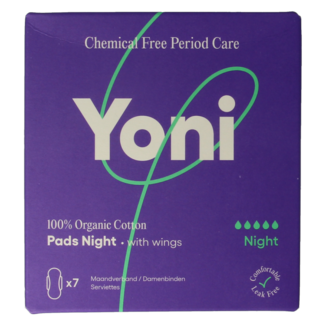 Yoni Serviettes hygiéniques nuit 7 pièces