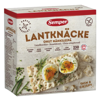 Semper Semper Knackebrod lantknacke sin gluten 230 gramos