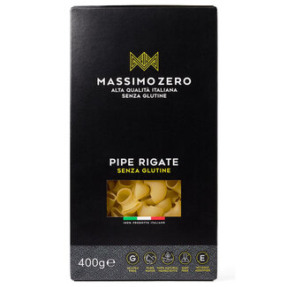 Massimo Zero Massimo Zero Pipe rigate glutenvrij 400 Gram