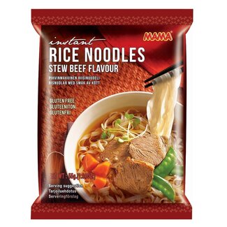 Mama Noodles Istantanei Mama al Gusto di Manzo Senza Glutine 55 Grammi